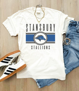Stansbury Stallions logo heavyweight tee