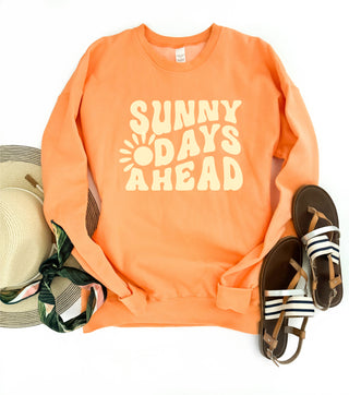 Sunny days ahead fleece sweatshirt