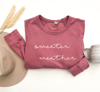 Sweater weather french terry raglan Fall French Terry raglan Lane seven, CH and ITC French Terry raglan 