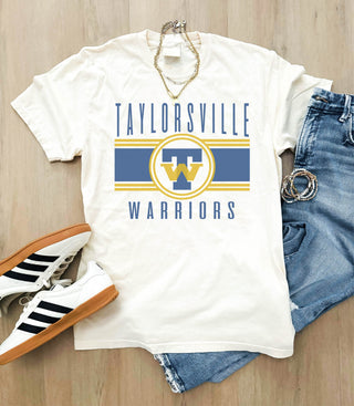 Taylorsville Warriors logo heavyweight tee