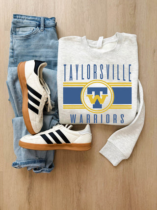 Taylorsville Warriors logo sweatshirt