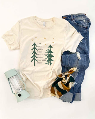 Under the stars tee Short sleeve travel tee Bella Canvas 3001 