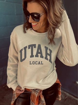 Utah local fleece sweatshirt