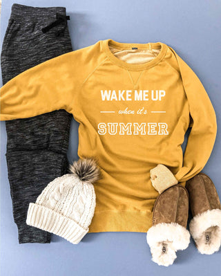 Wake me up french terry raglan Miscellaneous French Terry raglan Cotton heritage and lane seven French Terry raglan XS Mustard 