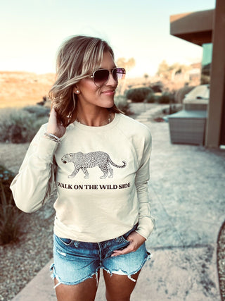 Walk on the wild side french terry sweatshirt Lake French Terry raglan Independent Trading French Terry raglan 