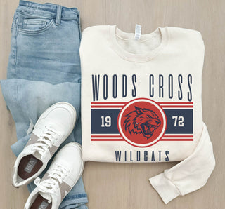 Woods Cross logo basic sweatshirt